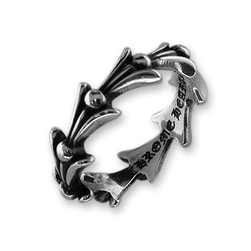 Chrome Hearts Ring With Crosstail 925 Sterling Silver